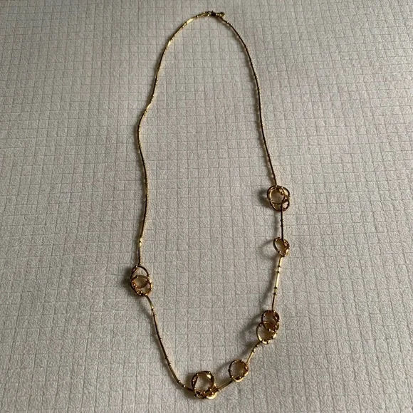 J.Crew golden twists long necklace - Picture 3 of 8